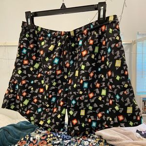 Retro, vintage styled chubbies swim trunks